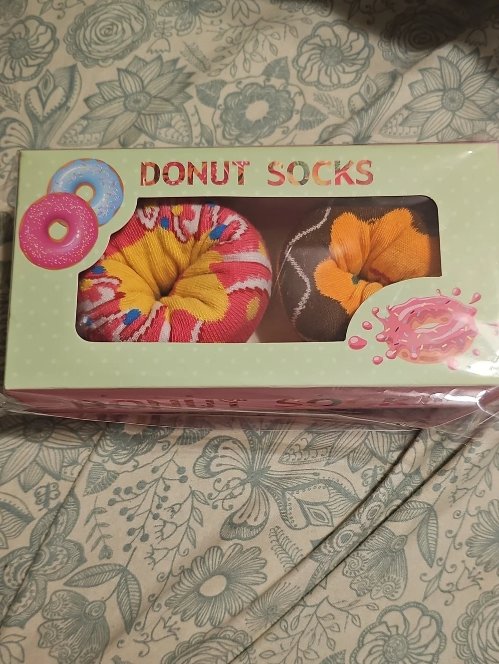 Donut Socks Pack - Colorful Pink & Brown Women’s Hosiery